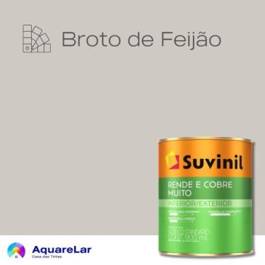 Imagem de Rende & Cobre Muito Suvinil Fosco 3,2L, BROTO DE FEIJÃO