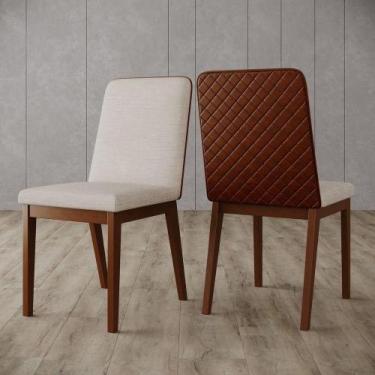 Imagem de Conjunto 2 Cadeiras Pietra P/ Mesa De Jantar Detalhes Corano Nature Co