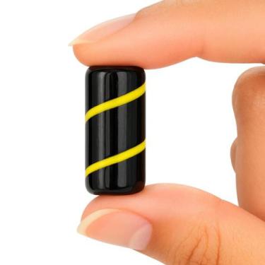 Imagem de Unidade Firma em Murano Lisa 22mm para Guias  Escolha Cor:Preto e Amar