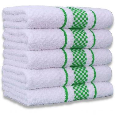 Imagem de Kit 5 Pano De Prato Super Luxo Atoalhado Premium Gourmet Beka - Verde Verde