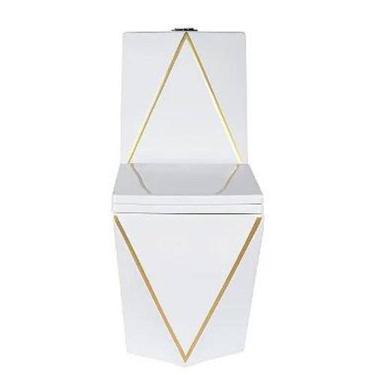 Imagem de Kit Vaso Imperial Diamond Gold + Cuba Dourada 62X42