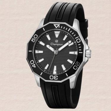 Imagem de Relógio Champion Masculino Analógico CH30313T Prata Pulseira Silicone 