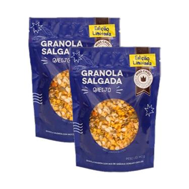 Imagem de Kit 2X: Granola Salgada Queijo Sem Glúten Miss Croc 140g