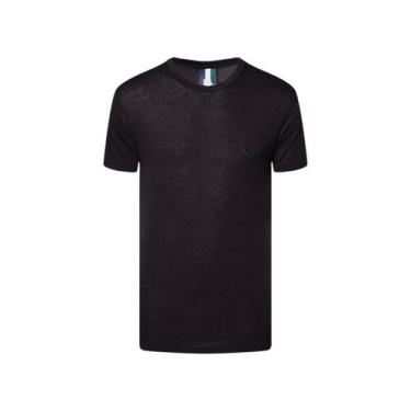 Imagem de Camiseta Slim Pêssego Fresh Reserva, GG, Preto