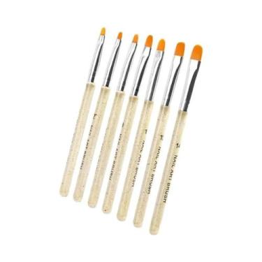 Imagem de Conjunto De Pincéis Profissionais Para Unhas De Nylon Com Gel UV E Acr