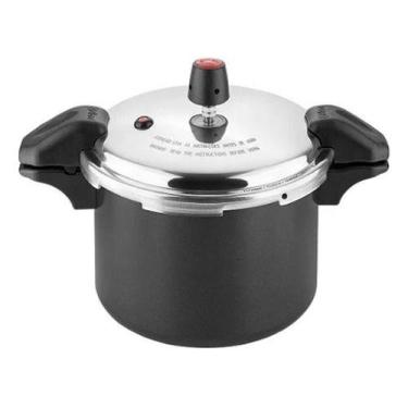 Imagem de Panela De Pressão 4,5 Litros Trava Externa Black Eirilar, Preto