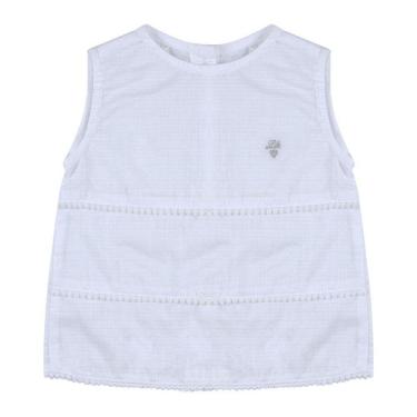 Imagem de Blusa Look Jeans Regata Branca - G - BRANCO-Feminino