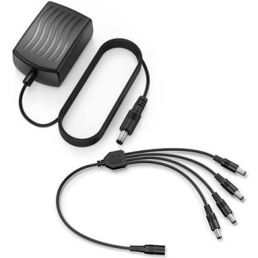 Imagem de Adaptador de alimentação +divisor ANNKE 12V 2A para câmera CCTV DVR