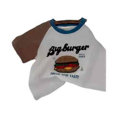 Imagem de Camisetas De Verão Para Crianças Com Manga Curta 1-6 Anos Menino Casua