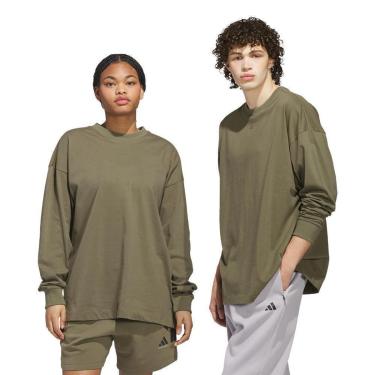 Imagem de Camiseta Adidas Manga Longa Basketball-Unissex