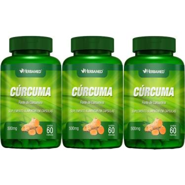 Imagem de Kit 3X Cúrcuma - 60 Cápsulas - Herbamed-Masculino