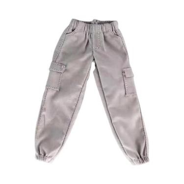 Imagem de Calças Esportivas Masculinas Soltas, Cintura Elástica, Roupas De Bonec