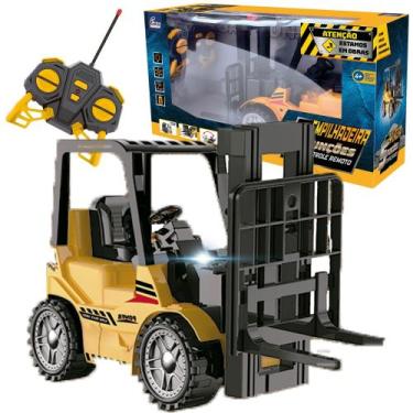 Imagem de Trator De Controle Remoto Construção Brinquedo Recarregável - Fenix Br