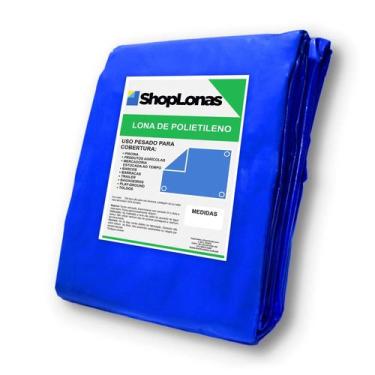 Imagem de Lona Multiuso Polietileno Azul 300 Micras - 2x2,5m - Shoplonas