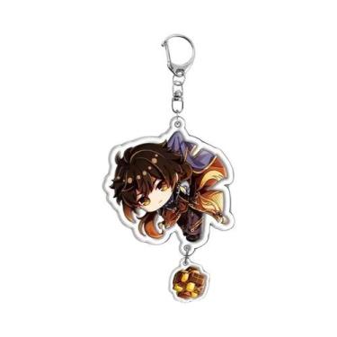 Imagem de Chaveiro Acrílico Fofo De Desenho Animado Raiden Shogun Yae Miko Nahid