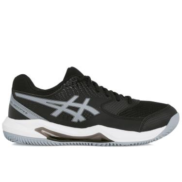 Imagem de Tênis Asics Gel Dedicate 8 - Clay - Saibro - Preto e Cinza-Masculino