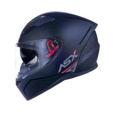 Imagem de Capacete Para Moto Asx Com Óculos Interno City Solid fosco com Viseira