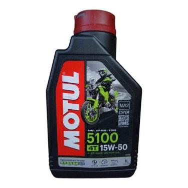 Imagem de Óleo de Motor Motul 5100 Road Off Road 15W50 Semissintético 1L
