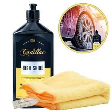 Imagem de Kit High Shine Cadillac +Flanela Cadillac - Shampoo com Cera 500ml