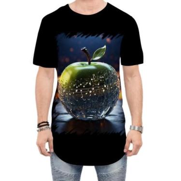 Imagem de Camiseta Longline Maçã Musical de Cristal 2 - Kasubeck Store®, M