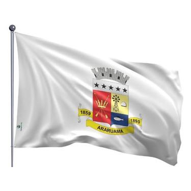 Imagem de Bandeira do Município de Araruama Uma Face Estampada Tamanho 90x128cm 