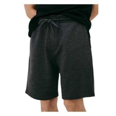 Imagem de Bermuda Masculina Hering Reta Moletom Cinza - 4G2YMD3EN-Masculino