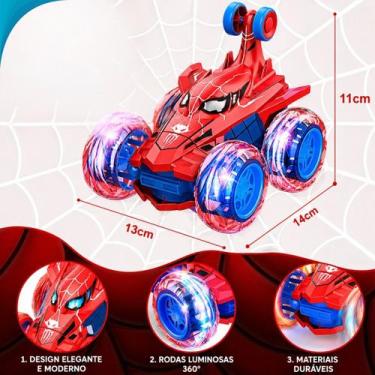 Imagem de Carro Rc Com Luzes Led E Movimento 360 Graus Design Moderno E Resisten