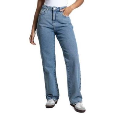 Imagem de Calça Jeans Sawary Reta Petit - 282592 - Azul médio 46-Feminino