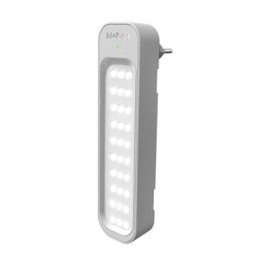 Imagem de Luminária De Emergência 30leds Lea 150 Lúmens 1w Bivolt 40m² - Intelbr