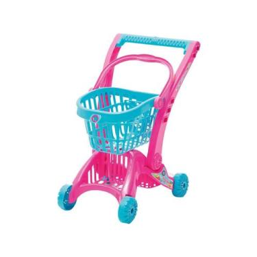 Imagem de Brinquedo Carrinho Infantil Supermercado Compras 2 Em 1 - Calesita