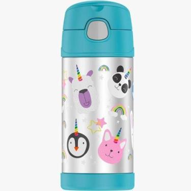 Imagem de Garrafa Térmica FUNtainer Unicórnio Colorido (355 ml) - THERMOS