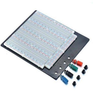Imagem de Protoboard 3220 pontos com base metalica - Prototipagem