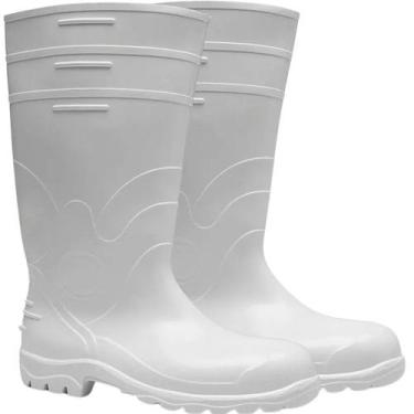 Imagem de Bota PVC Cano Longo C/ Forro S/ Biqueira Bracol CA 37455 COR:BRANCOTAM