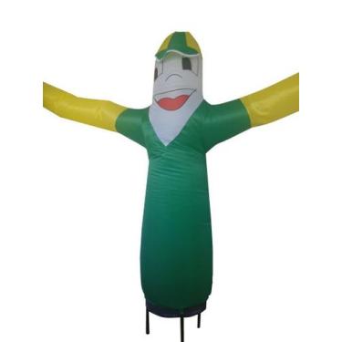 Imagem de Boneco Biruta c/ Exaustor - AG Ramos, Verde c/ Amarelo