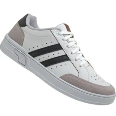 Imagem de Sapatenis Confort Way 402502 Masculino, Branco, 42