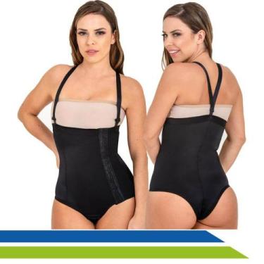Imagem de Cinta Abdominal Pós-Parto Modeladora com Fecho Lateral e Alça Destacáv