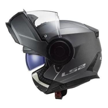Imagem de Capacete Ls2 Robocop Scope Ff902 Monocolor Titanium Fosco - X11, G - 6