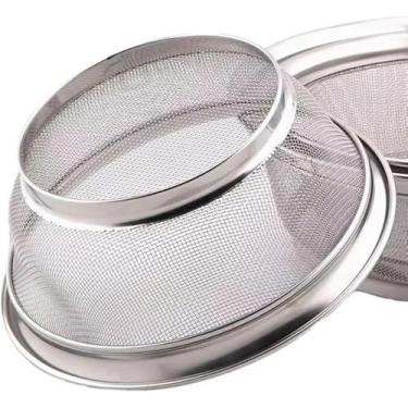 Imagem de Escorredor Inox Macarrão Legumes Verduras Inox 2o cm - Eye Produtcs