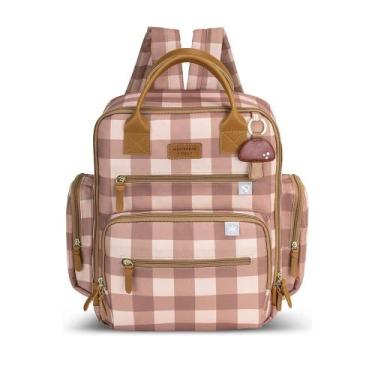 Imagem de Mochila de Maternidade MasterBag Urban Cogumelo Caramelo, Creme