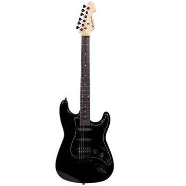 Imagem de Guitarra Michael Strato GM237N MBA Metallic All Black