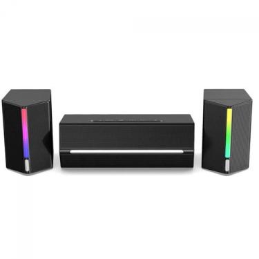 Imagem de Caixa De Som Gamer Fifine Ampligame A22, Estéreo 2.1, RGB, Bluetooth, 