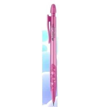 Imagem de Lapiseira 0.5mm Faber-Castell Bubble Rosa Pastel, Rosa Pastel