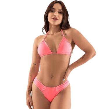 Imagem de Biquini Asa Delta liso - Geral, Rosa, M