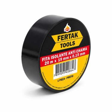 Imagem de Fita Isolante Preta Anti-Chama 19mmx20m 3420 Fertak