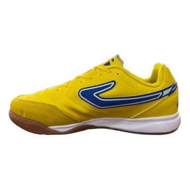 Imagem de Tenis Futsal Topper Maestro Club V 5 Indoor Profissional, Amarelo, 41 