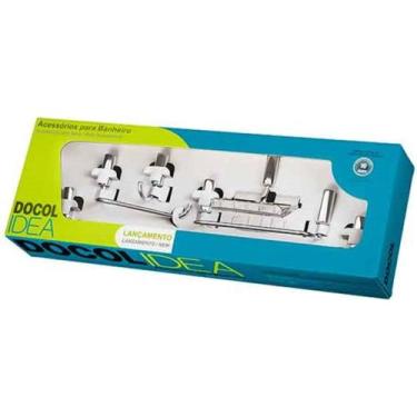 Imagem de Acessorio Wc Docol Metal Cromado Idea 5P 586306