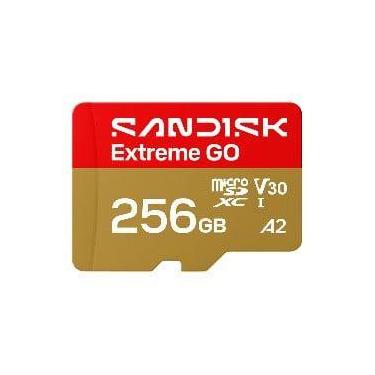 Imagem de Cartão de Memória Micro SD SanDisk Extreme GO 256GB 240Mbs - SDSQXGN-2