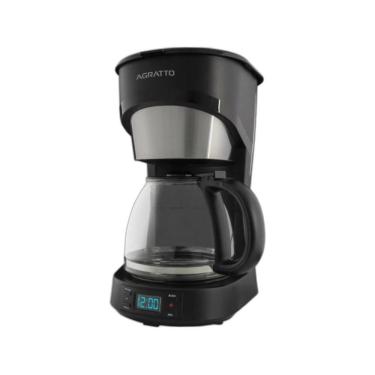 Imagem de Cafeteira Programável Elétrica Agratto Aroma Plástico 38 Xícaras Preto 110V