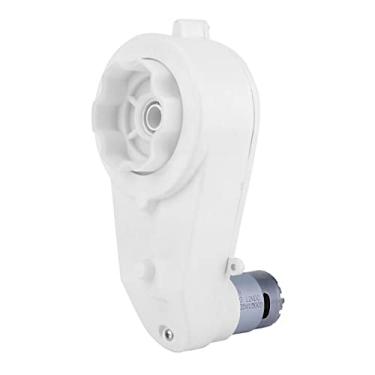 Imagem de Peças de carruagem infantil, caixa de engrenagens do motor elétrico durável Rs550 de alta velocidade e baixo ruído, branca resistente ao desgaste para motocicletas ATV(6V550-15000 rpm)