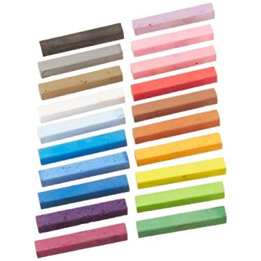 Imagem de Derwent Pastéis quadrados macios Alphacolor, multicoloridos, 144 pastéis por conjunto (101006)